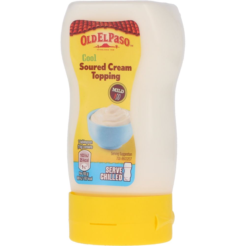  - Old El Paso Cool Soured Cream Topping 230g (1)