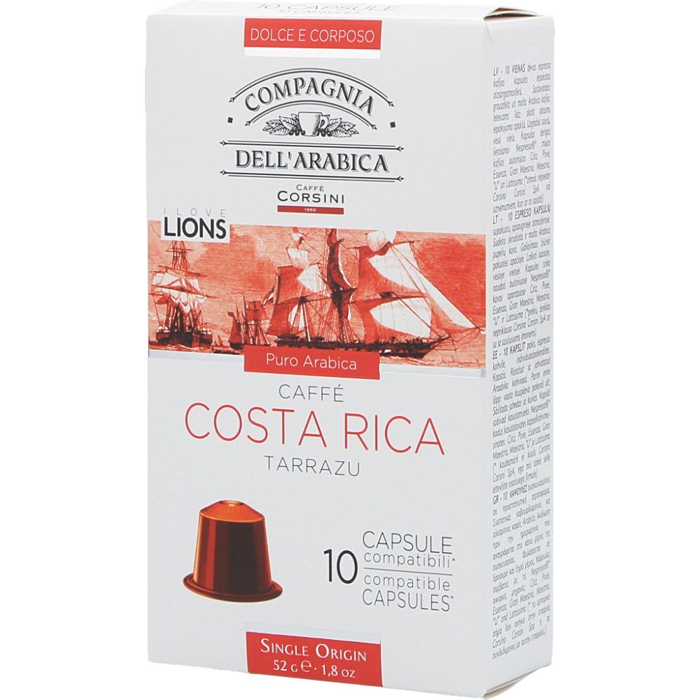  - Compagnia Dell`Arrabica Costa Rica 10 Coffee Capsules 52 g (1)