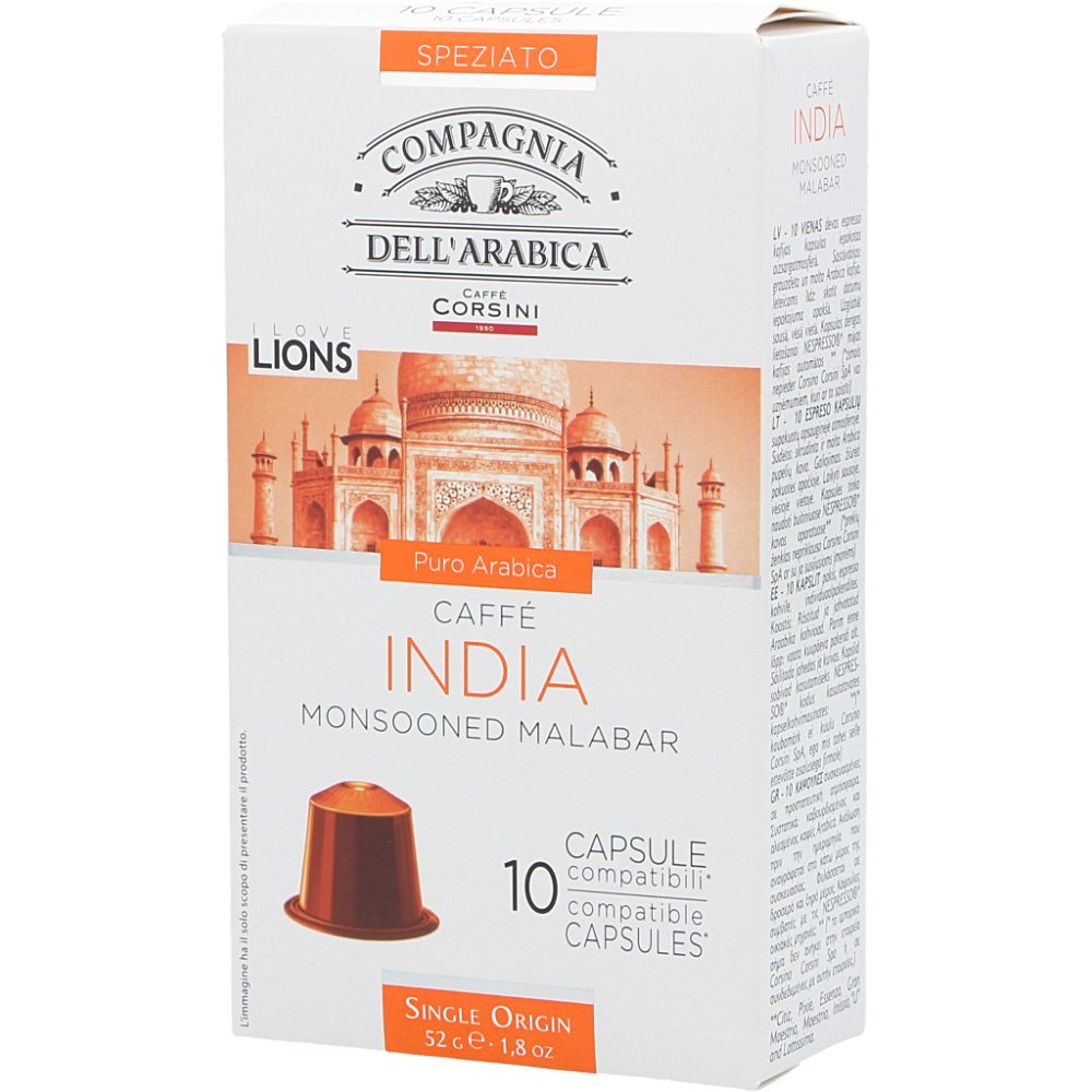  - Compagnia Dell`Arabica India Coffee 10 Capsules = 52 g (1)
