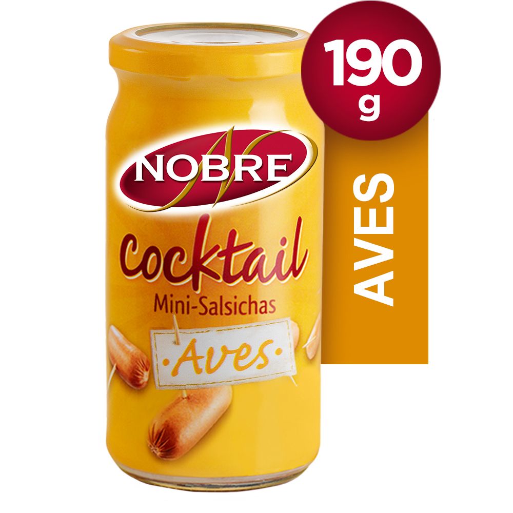  - Salsichas Nobre Aves Cocktail Frasco 200g (3)