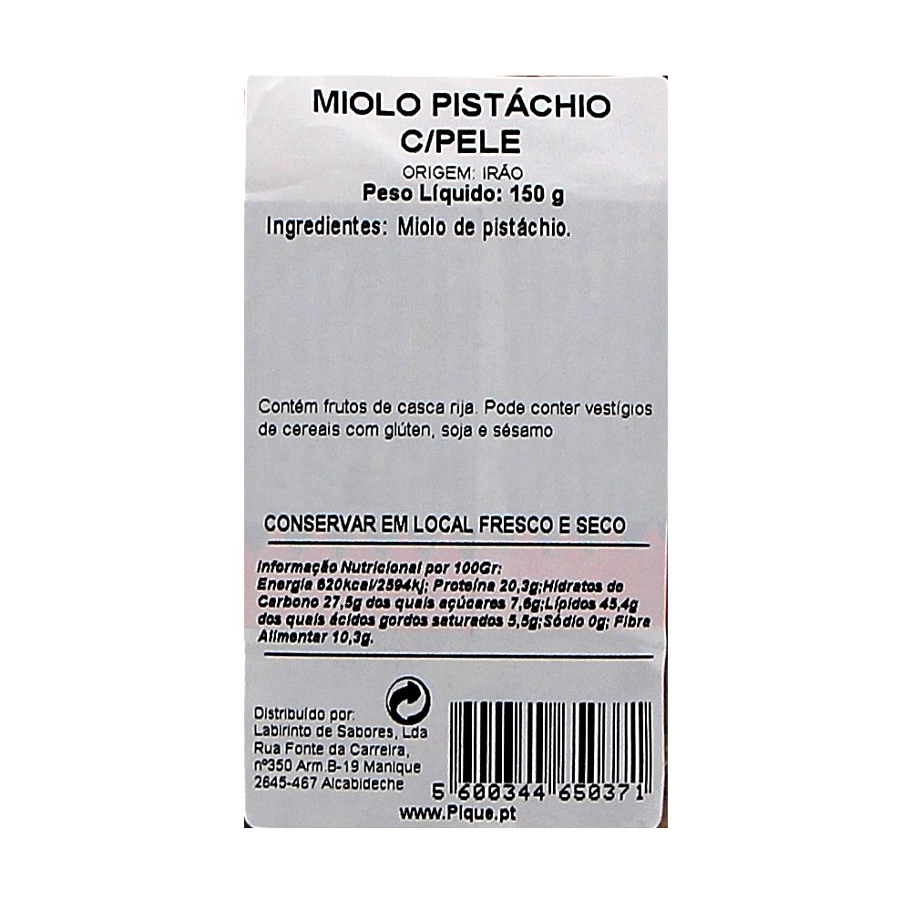  - Pique Pistachio Kernel With Skin 150g (2)