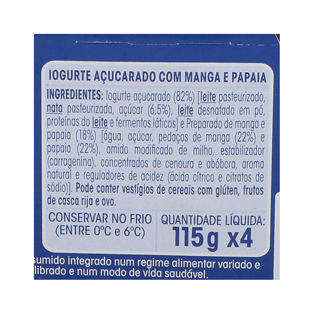  - Danone Oikos Mango / Papaya Yoghurt 4 x 115g (2)