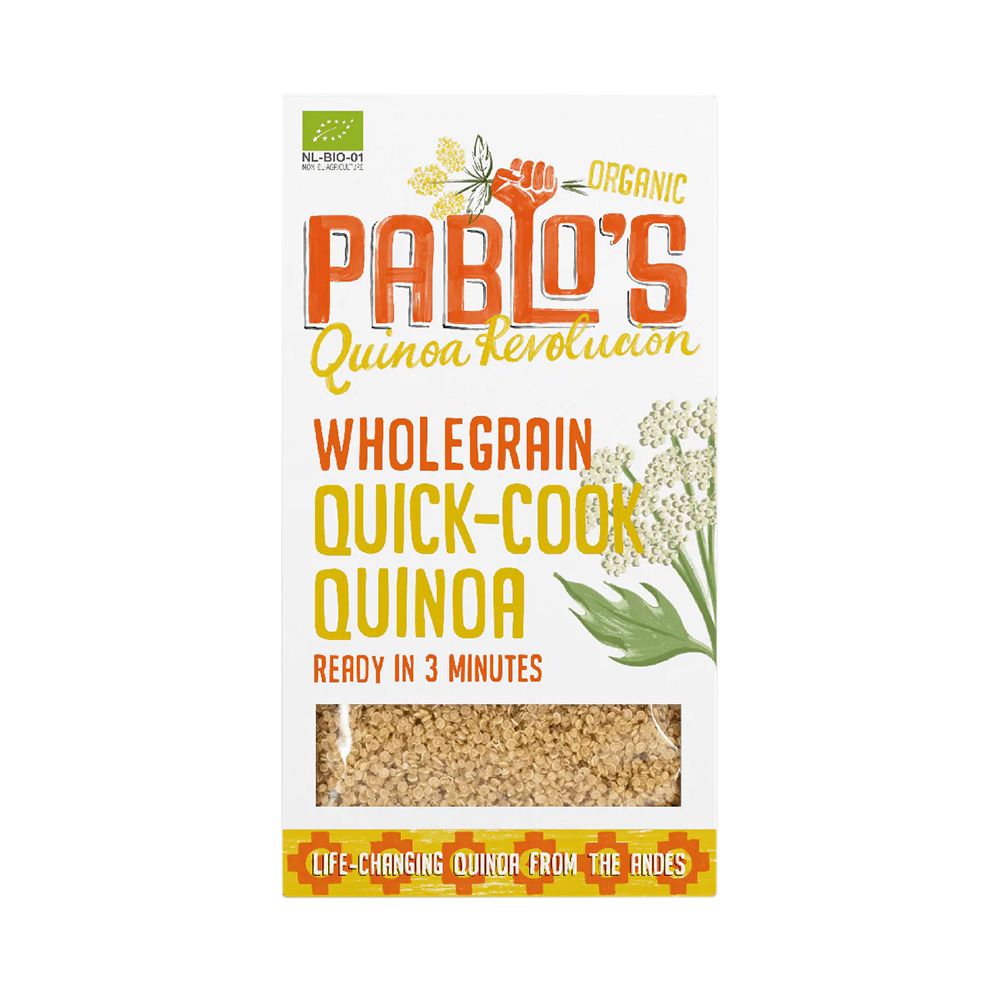  - Pablos Organic Wholemeal Pree-Cooked Quinoa 250g (1)