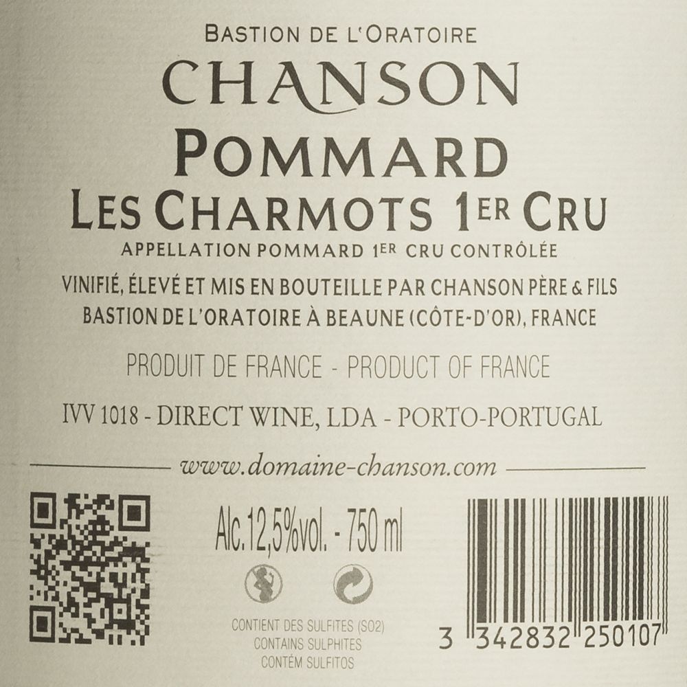  - Vinho Chanson Pommard Les Charmots Tinto 16 75cl (2)