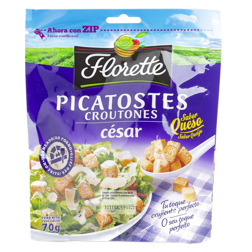  - Florette Ceasar Salad Croutons 70 g (1)
