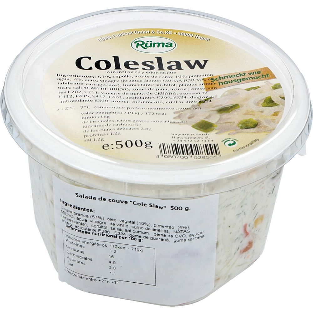 - Rüma Cabbage Coleslaw Salad 500g