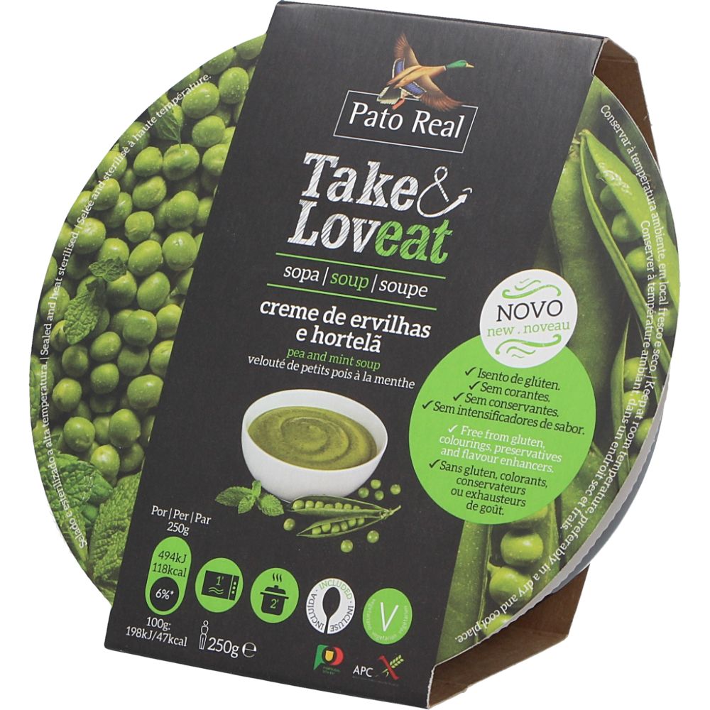  - Pato Real Cream of Pea & Mint Soup 250g (1)