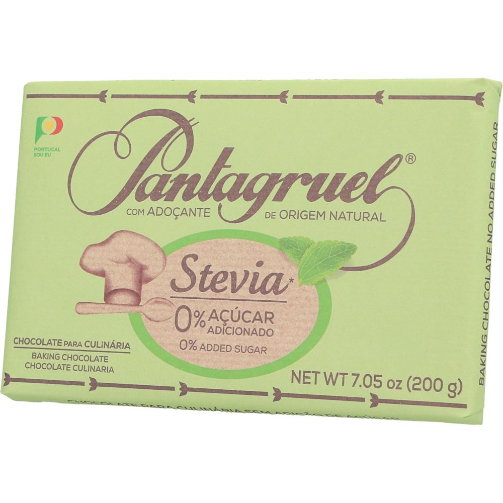  - Chocolate Culinária Pantagruel Com Stevia 200g (1)