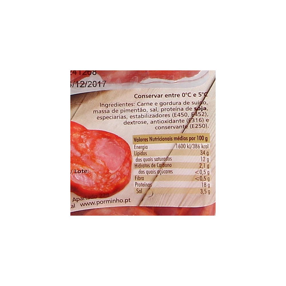  - Porminho Chouriço Sausage Slices 2 x 75 g (2)