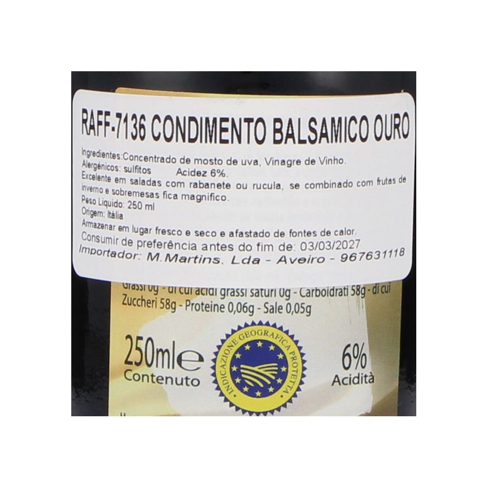  - Raffaellli Balsamic Vinegar 250 ml (2)