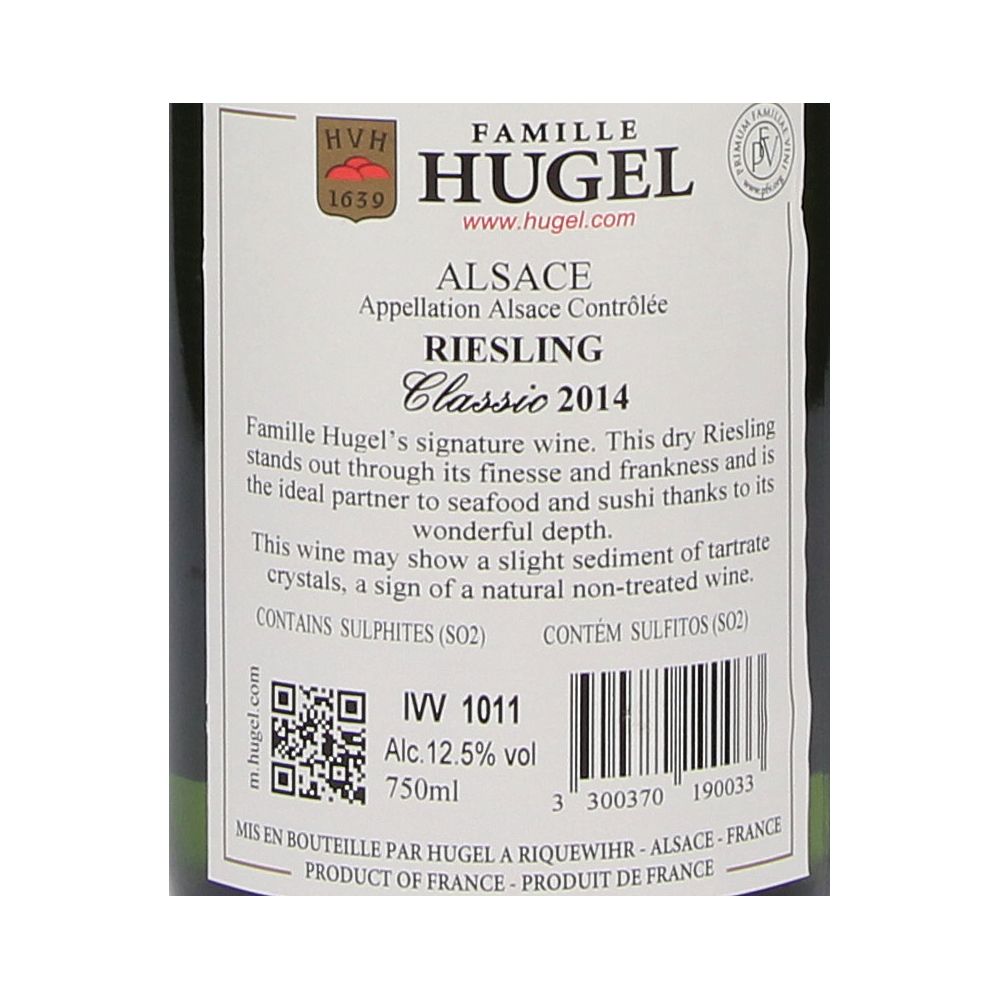  - Vinho Branco Hugel Riesling 75cl (2)