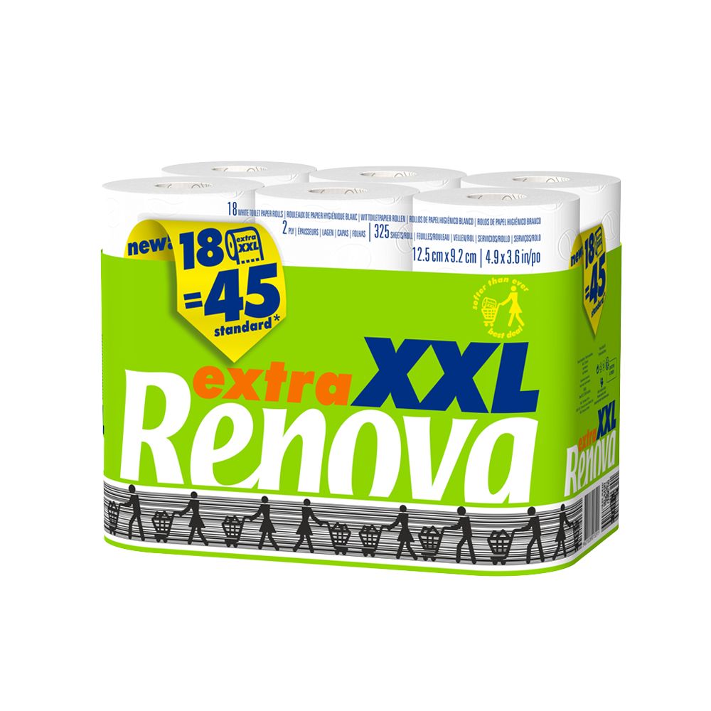  - Renova Extra Toilet Paper XXL 18 pc