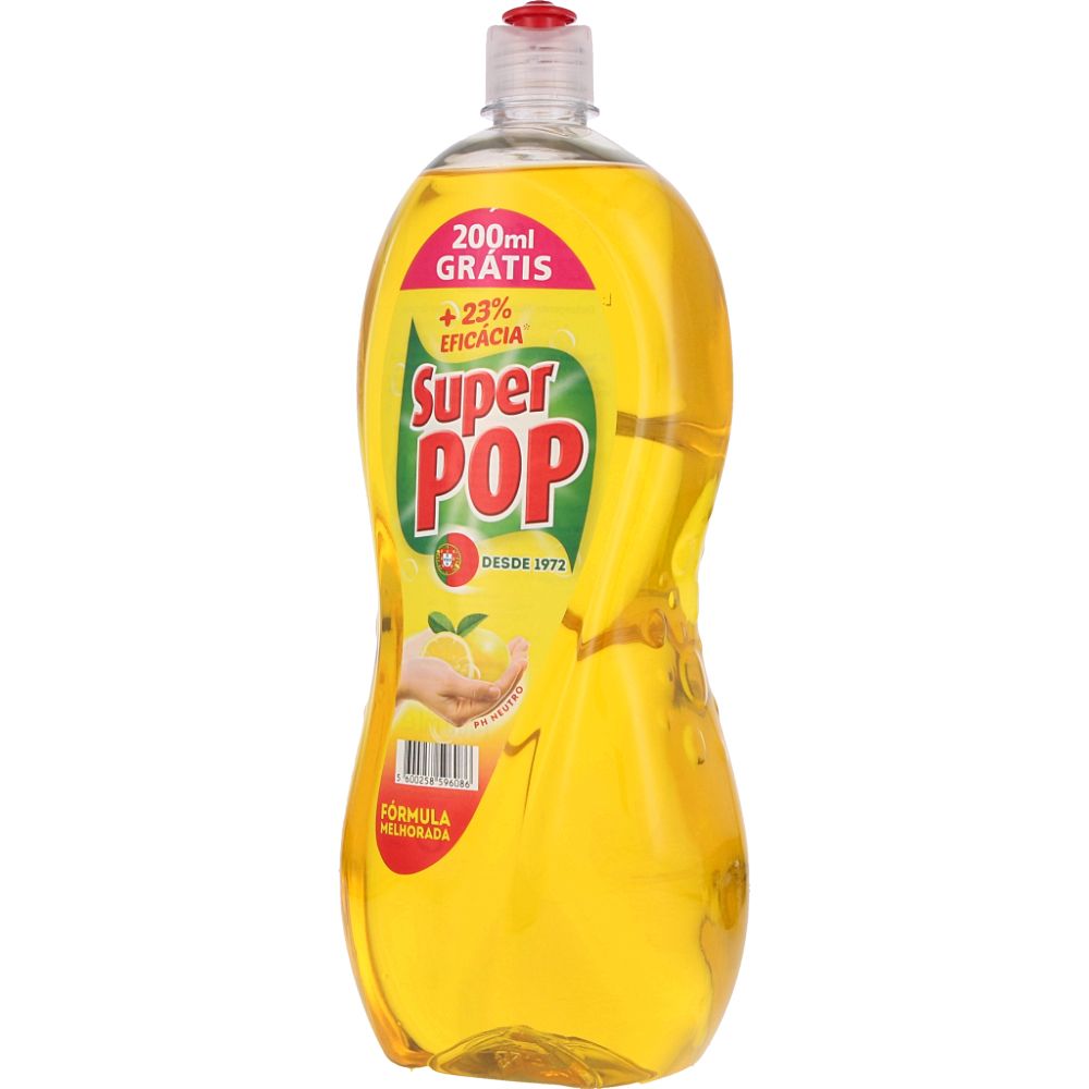  - Super Pop Lemon Washing Up Liquid 1200 ml (1)