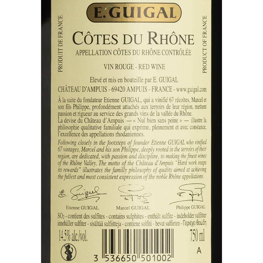  - Guigal Côtes - du - Rhône Red Wine 75cl (2)