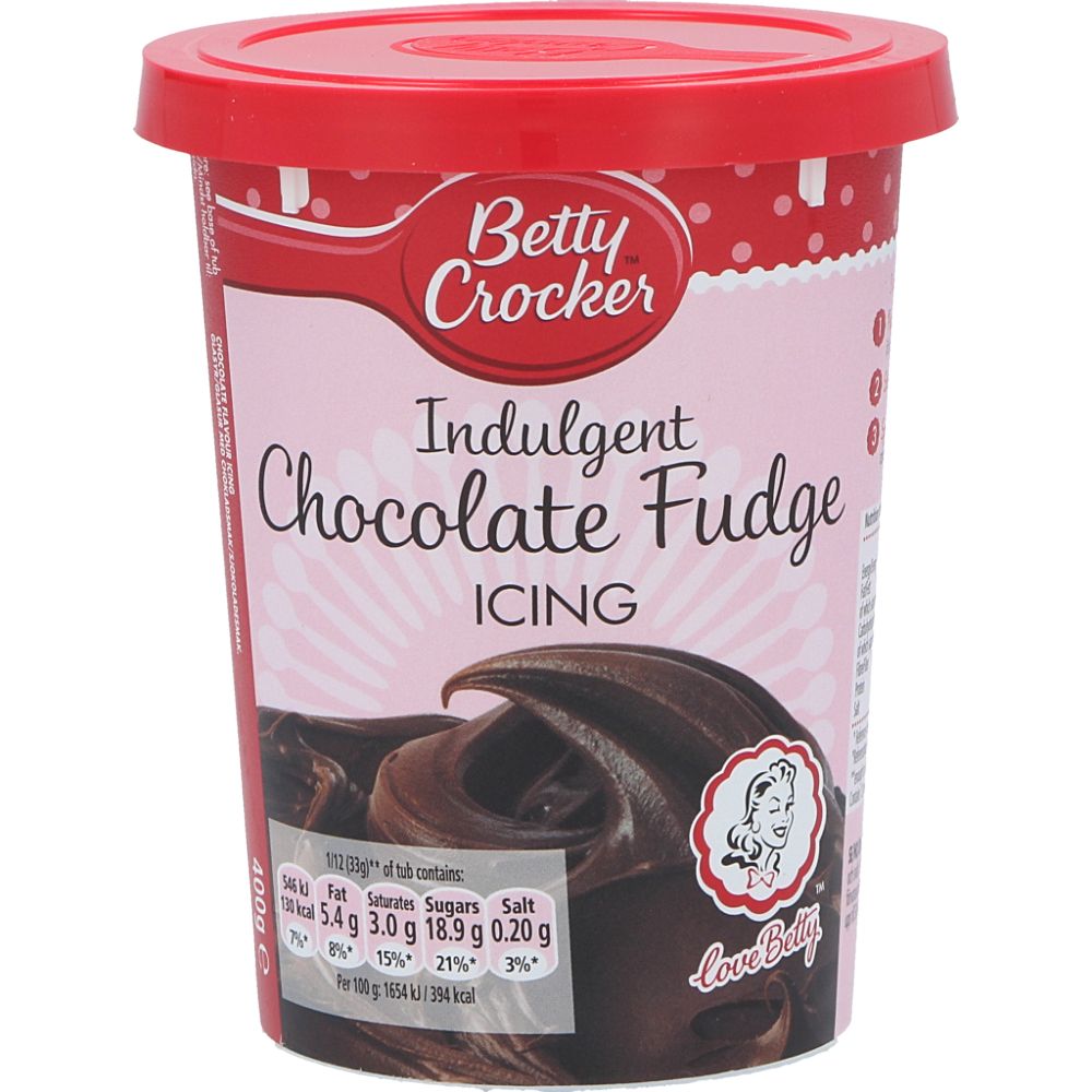  - Betty Crocker Chocolate Fudge Icing 400g (1)