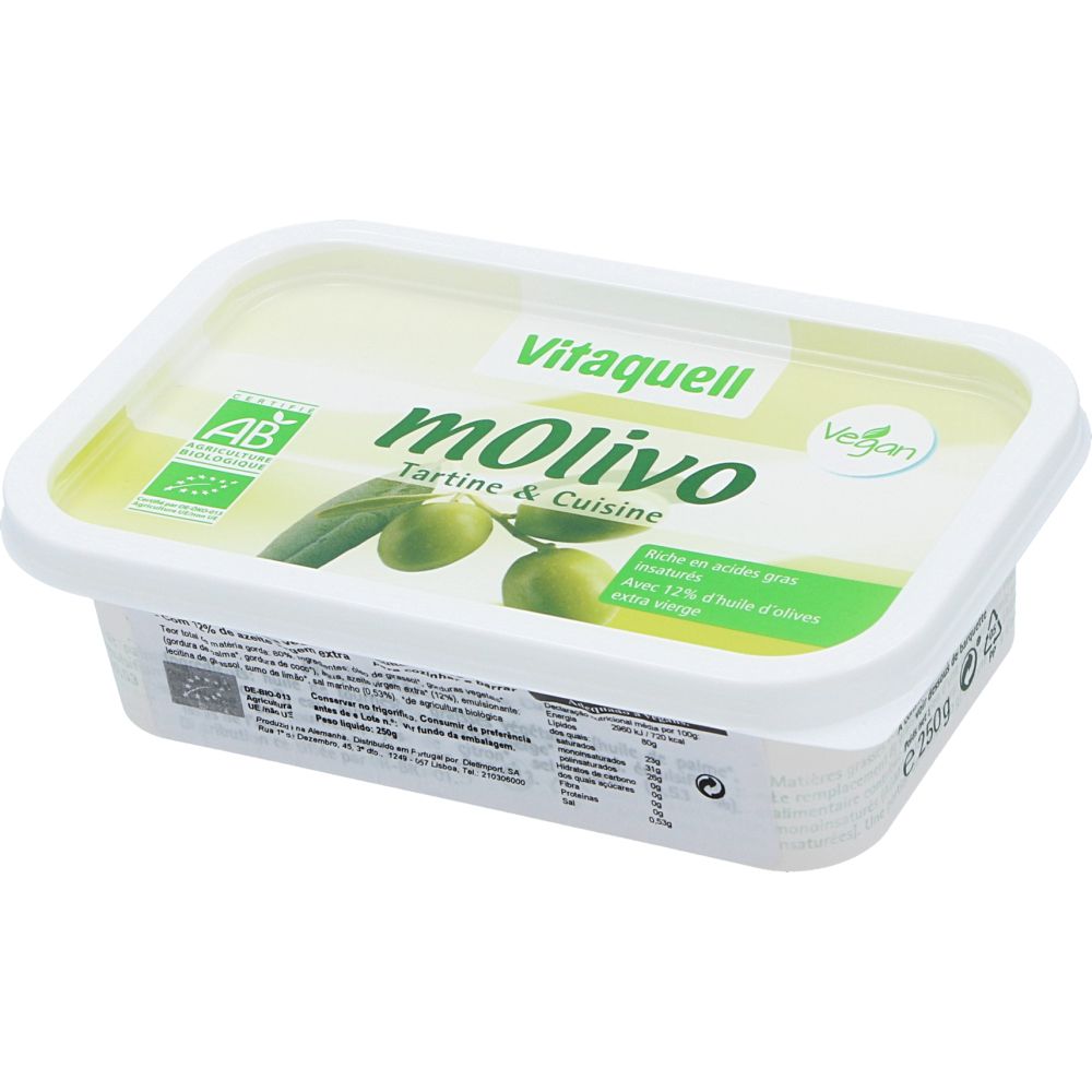  - Creme Vegetal Vitaquell Azeite Bio 250g (1)
