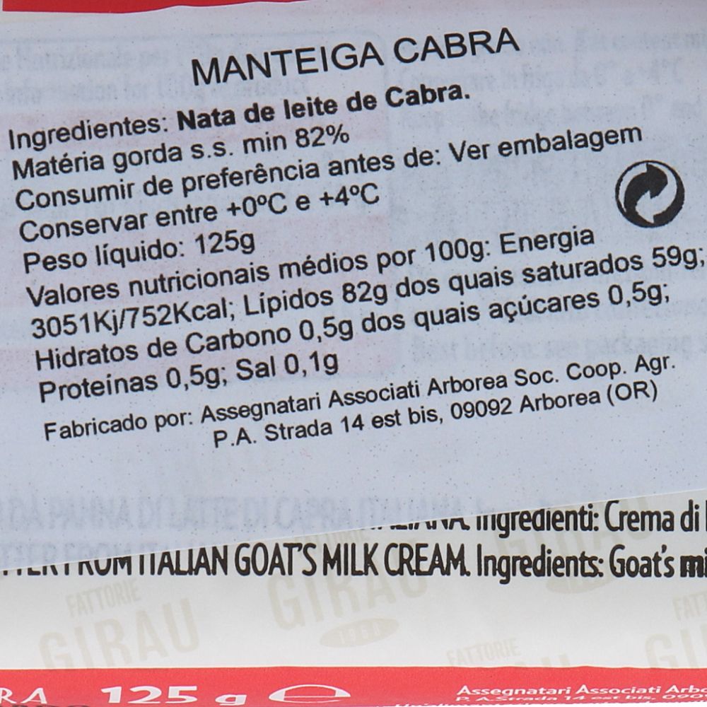  - Girau Goat`s Butter 125g (2)