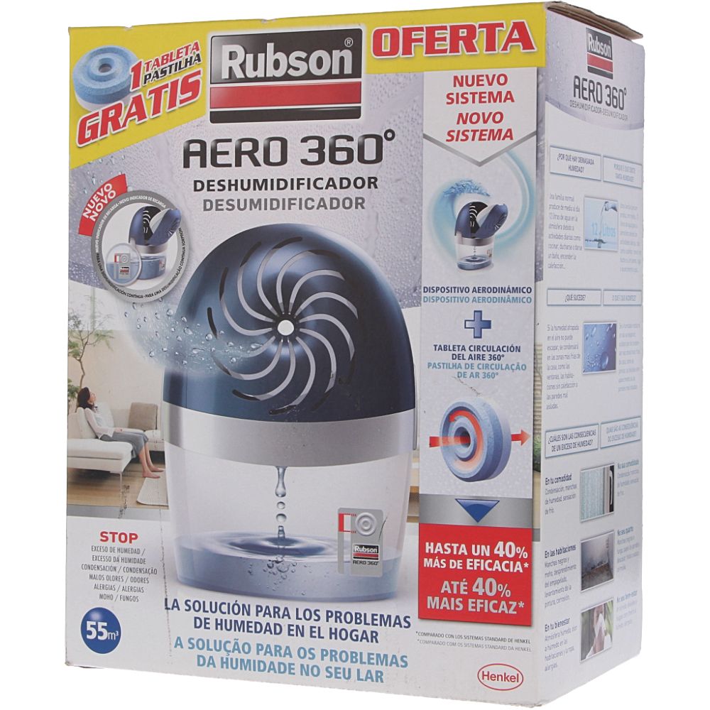 Rubson Aero 360º Dehumidifier 450g - Air Fresheners - Household - Products  - Supermercado Apolónia