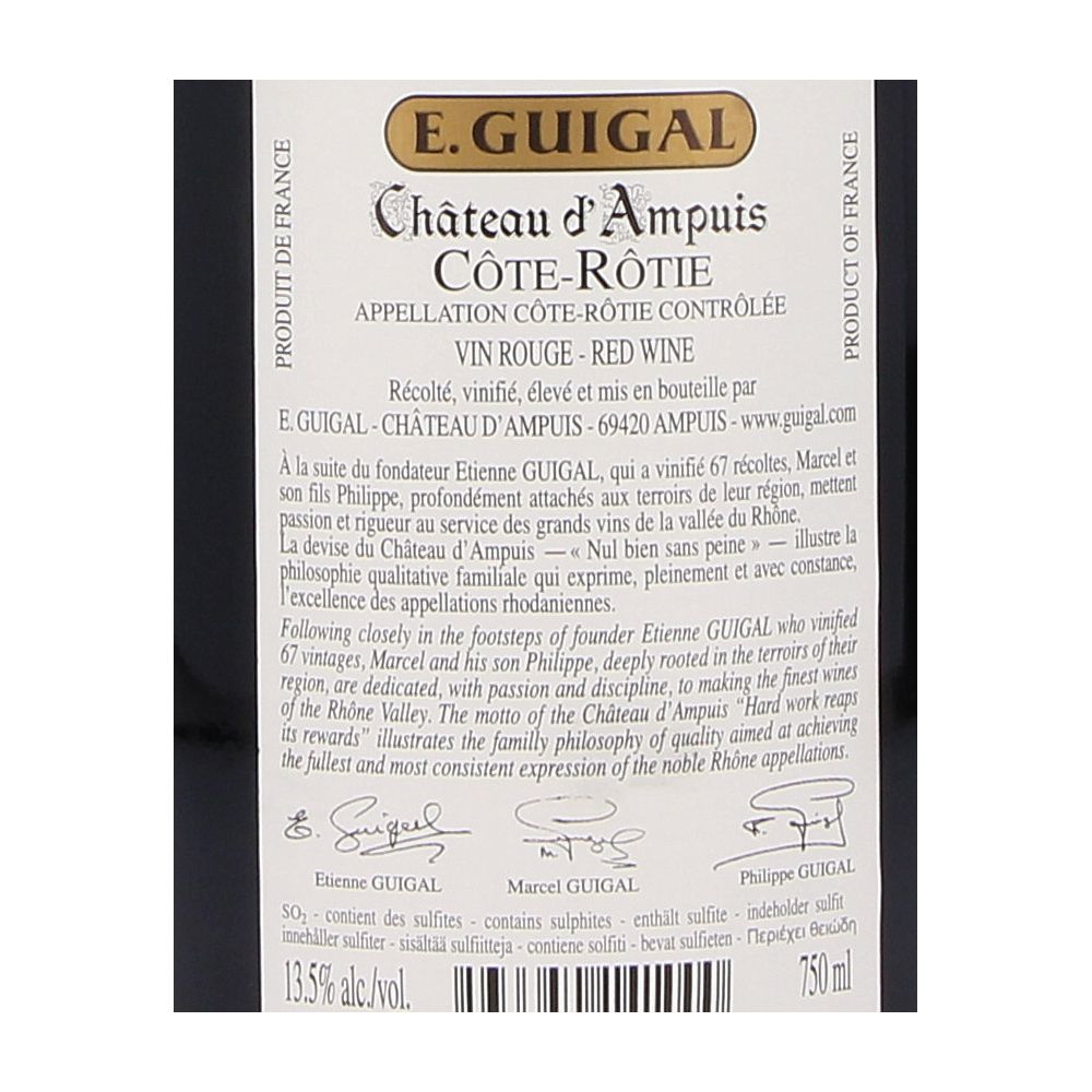  - Vinho Château d`Ampuis E. Guigal Tinto 11 75cl (2)