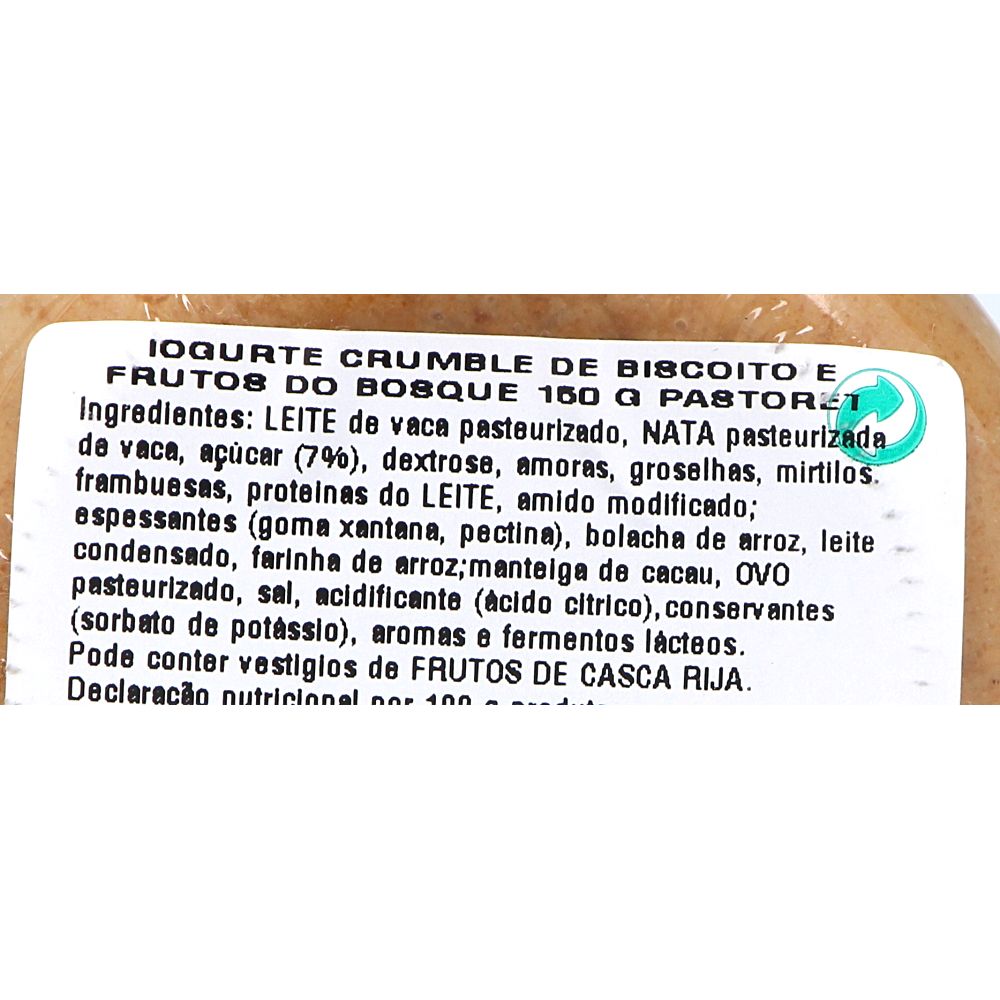  - Iogurte Pastoret Crumble & Frutos do Bosque 150g (2)
