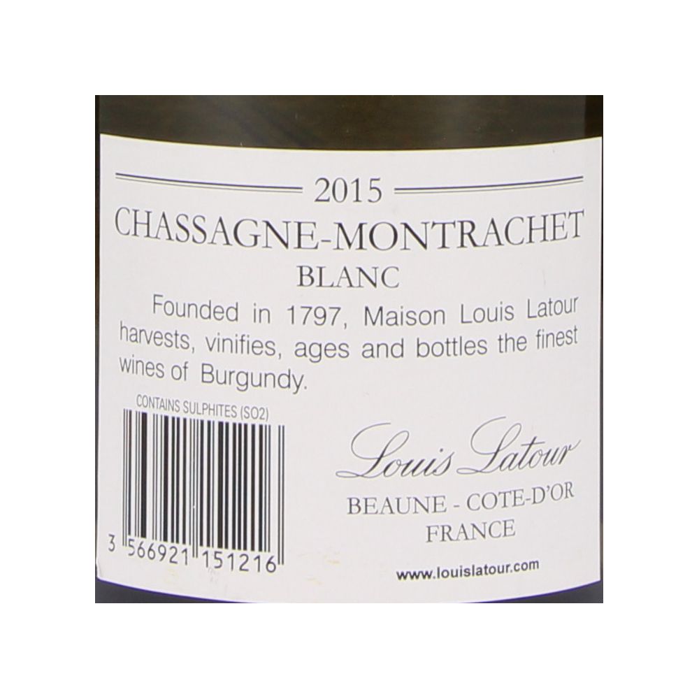  - Vinho Branco Chassagne-Montrachet Louis Latour 75cl (2)
