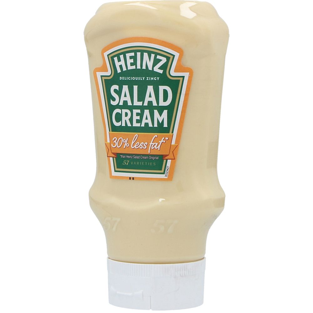  - Heinz Salad Cream 30% Less Fat Top Down 415g (1)