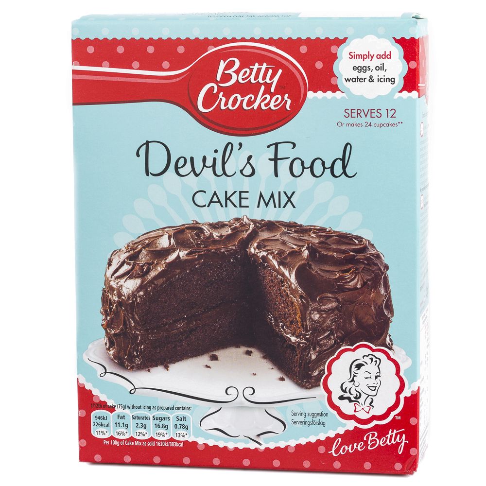  - Betty Crocker Devil`s Food Cake Mix 425g (1)