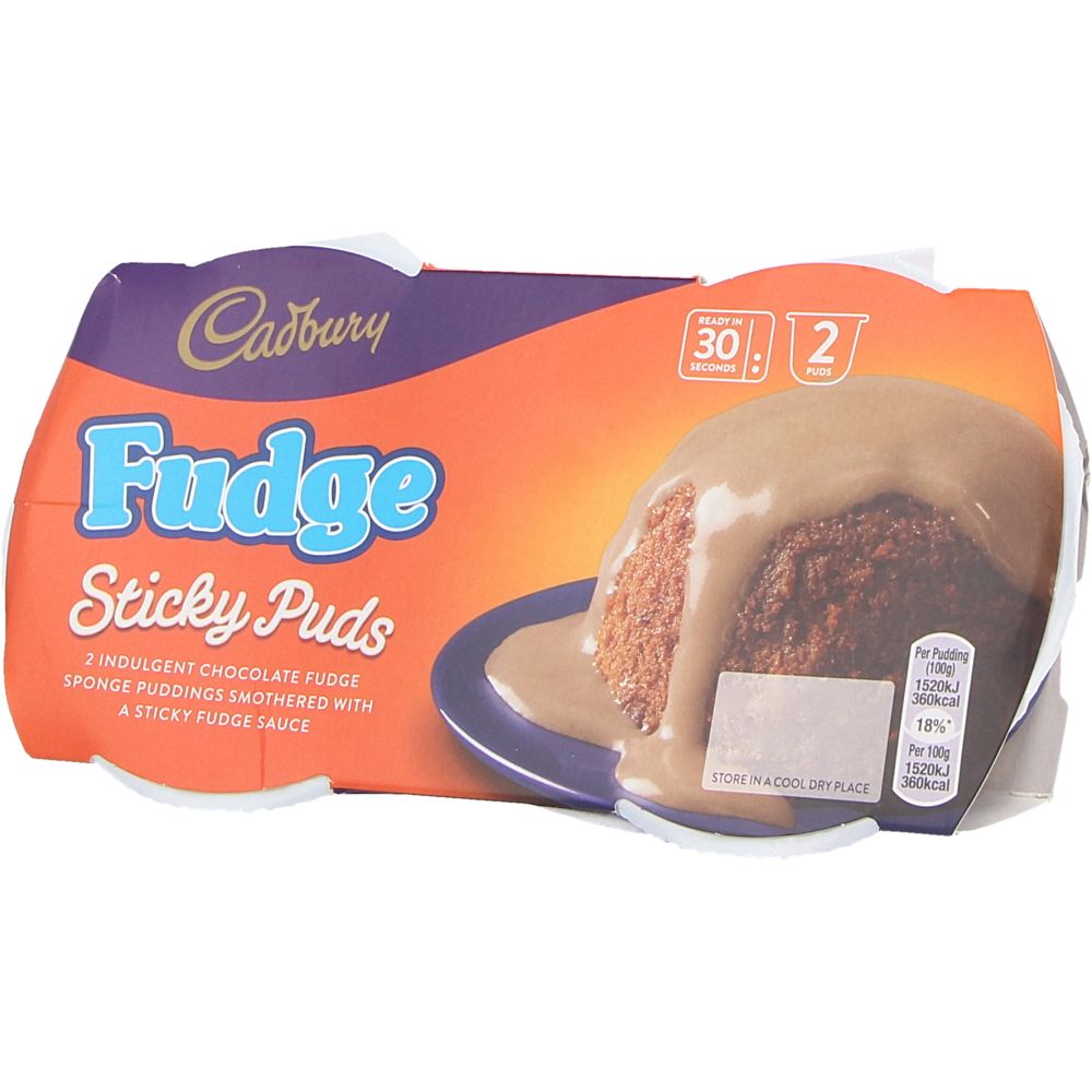  - Cadbury Fudge Sticky Puds 2 pc = 190g (1)