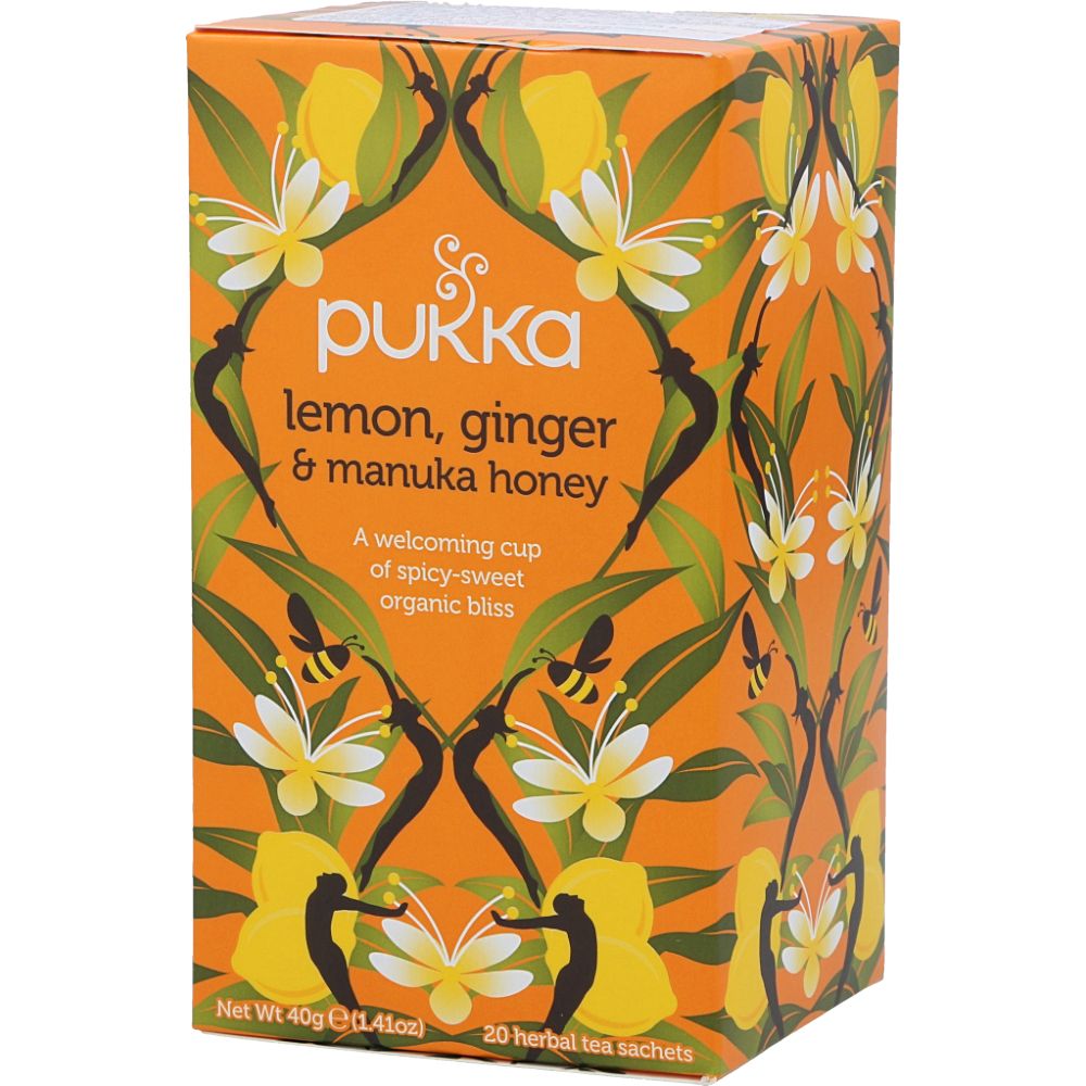  - Pukka Lemon / Ginger / Manuka Honey Tea 20 Bags = 40 g (1)