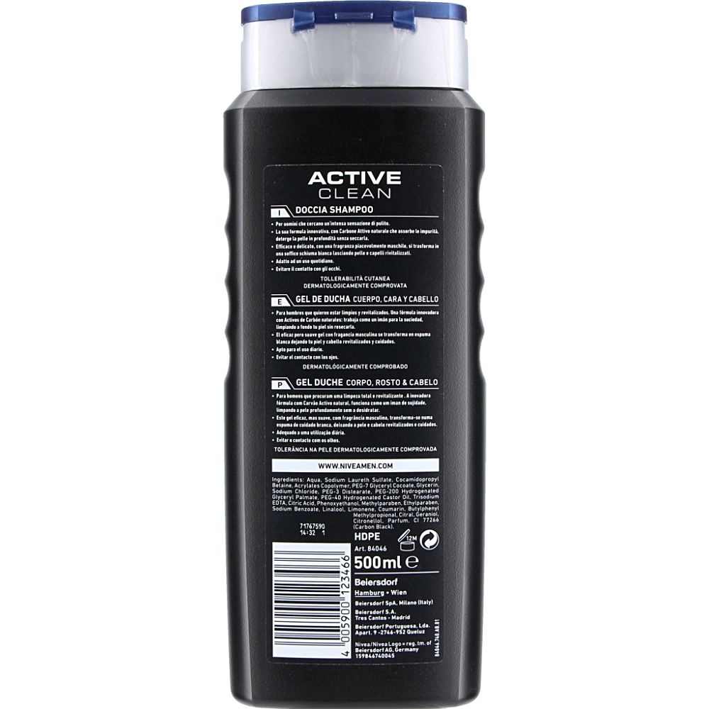  - Nivea Men Active Clean Shower Gel 500 ml (2)