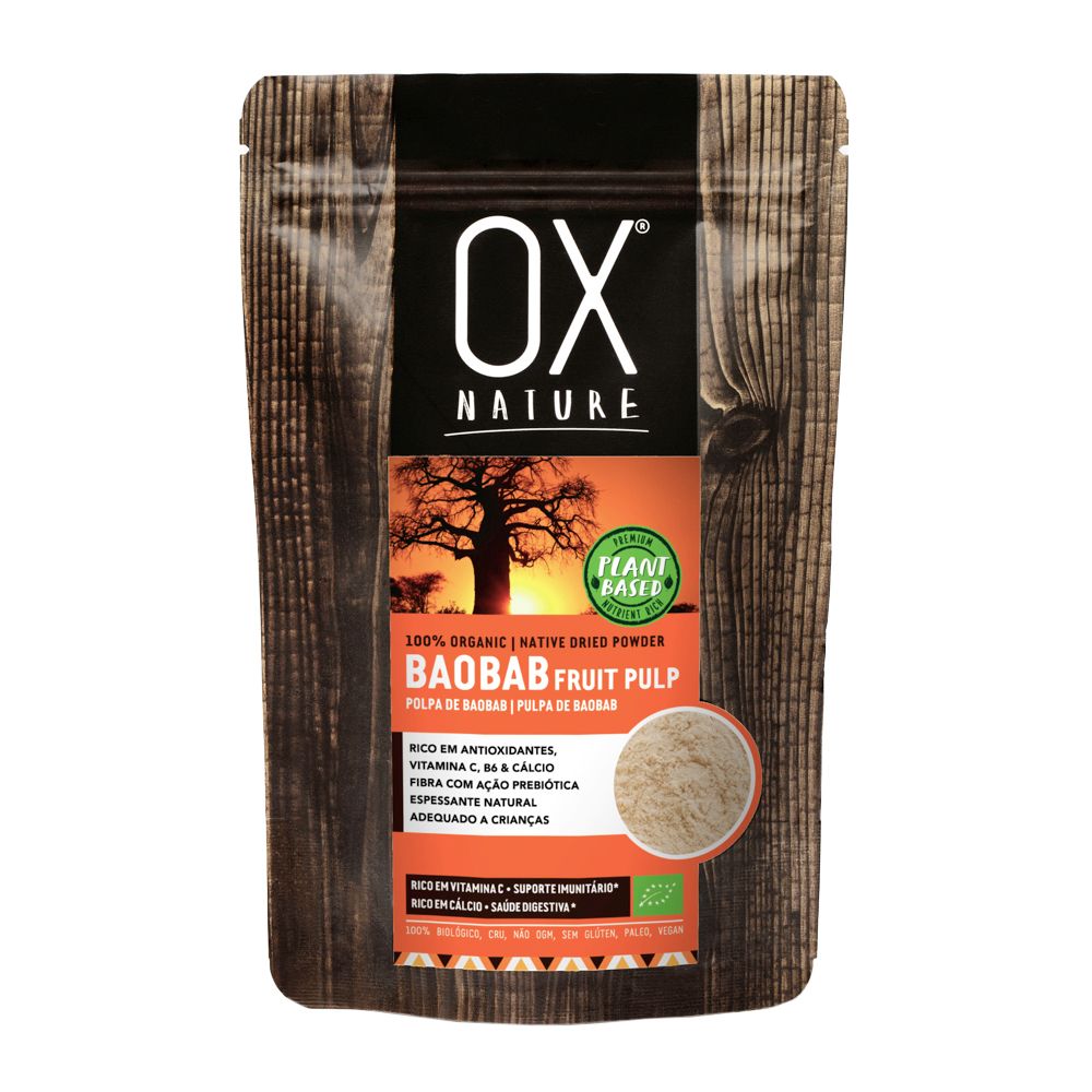  - OX Nature Organic Baobab Fruit Pulp - Native Dried Powder 100g (1)