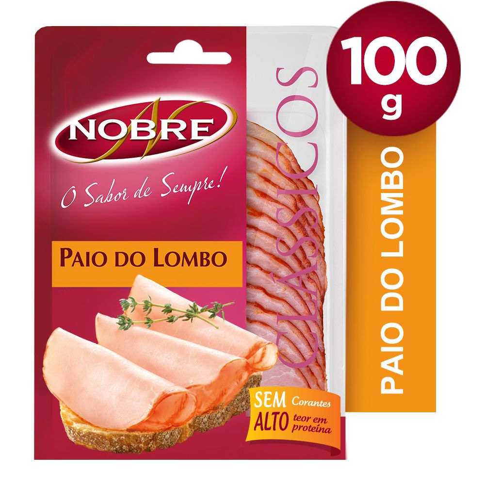  - Nobre Paio Smoked Loin Ham Slices 100g (1)