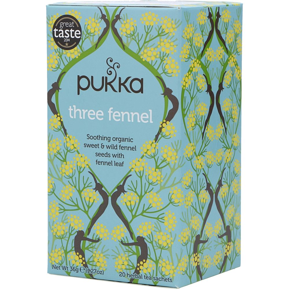  - Pukka Three Fennel Organic Herbal Tea 20 Bags = 30 g (1)