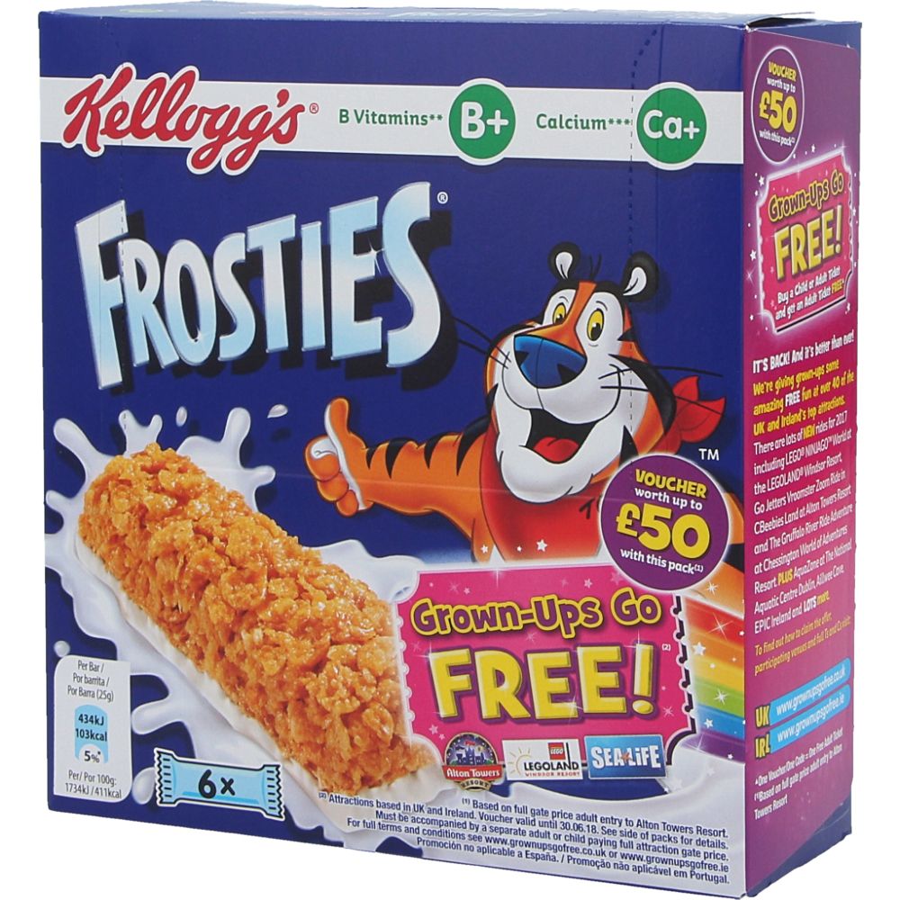  - Kellogg`s Frosties Cereal Bars 6 x 25 g (1)