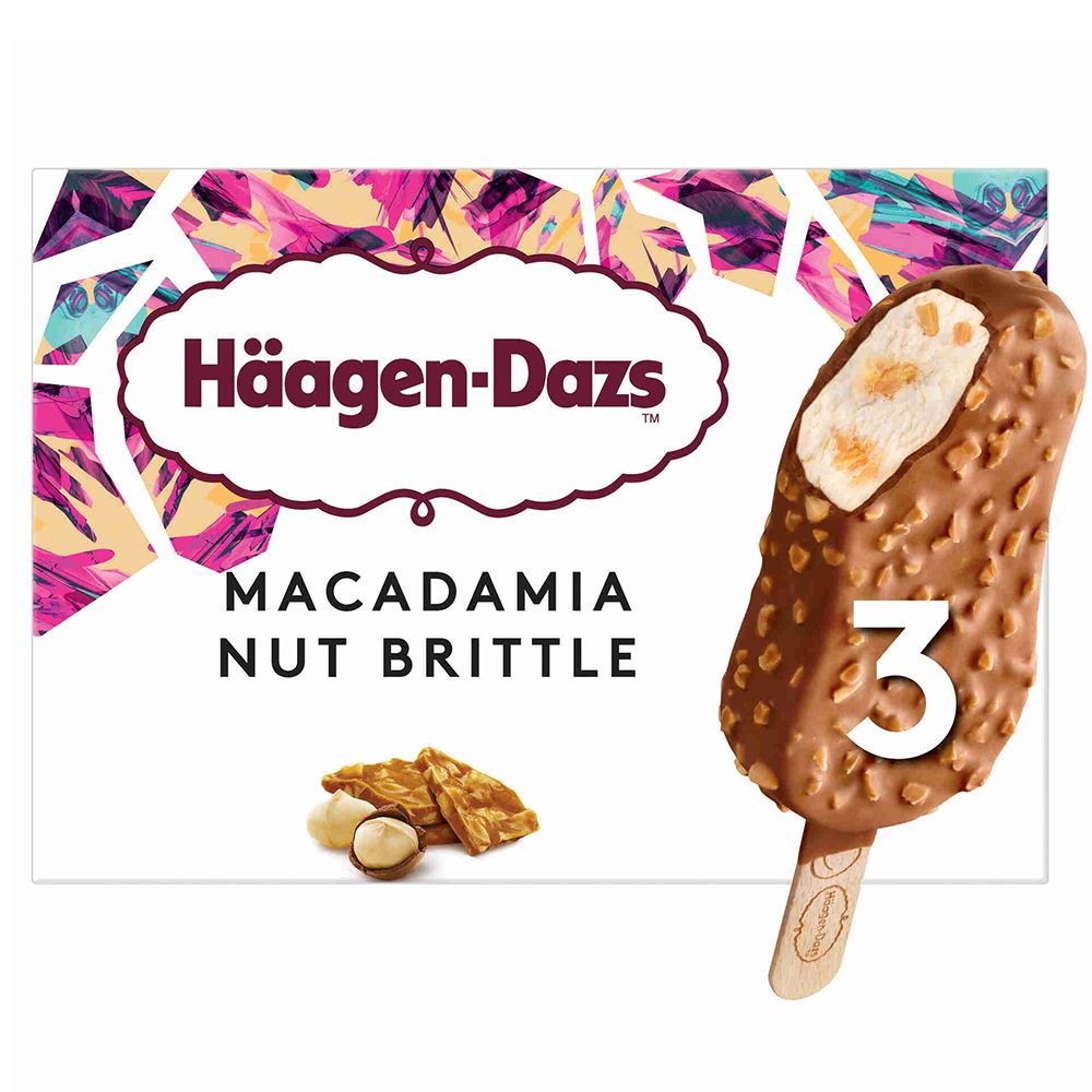  - Häagen-Dazs Macadamia Nut Ice Creams 3 x 80 ml (1)