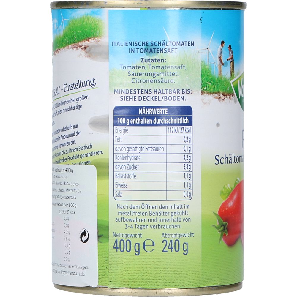  - Valfrutta Whole Peeled Tinned Tomatoes 400g (3)