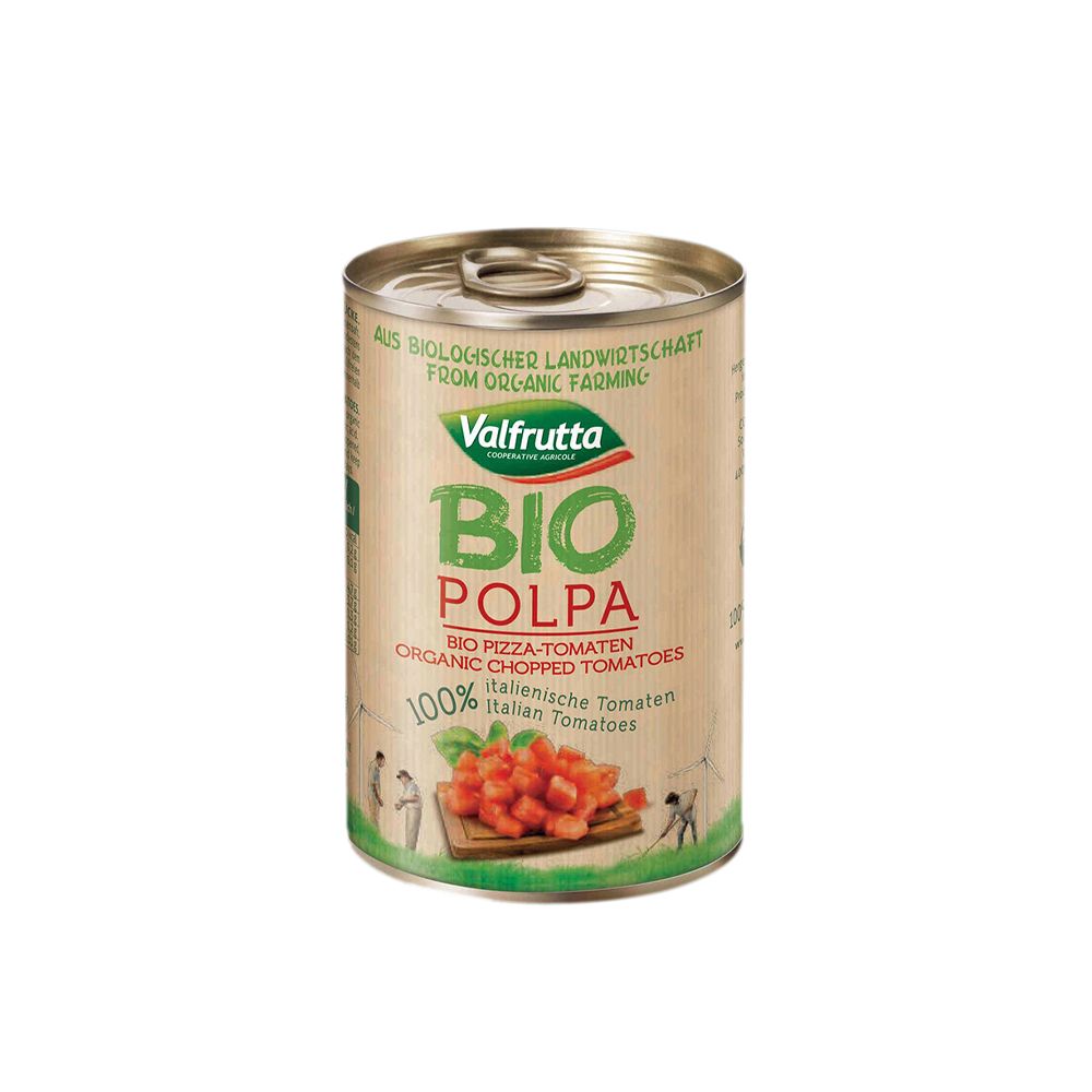  - Valfrutta Organic Chopped Tinned Tomatoes 400g (1)