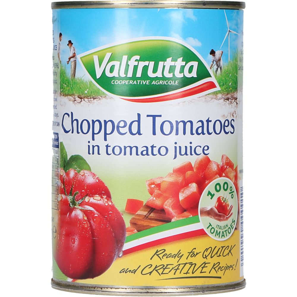  - Valfrutta Chopped Tinned Tomatoes 400g