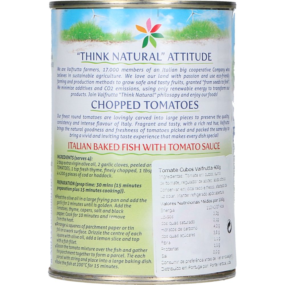  - Valfrutta Chopped Tinned Tomatoes 400g (3)