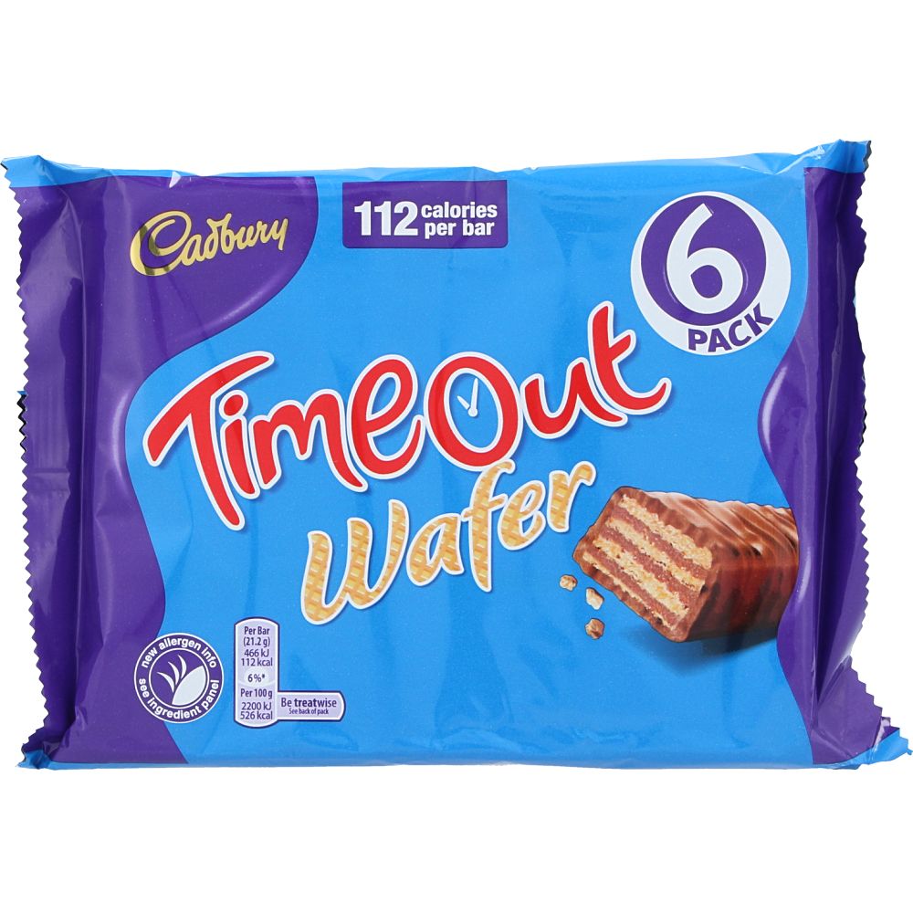  - Cadbury Time Out Chocolates 6 pc = 127.2 g (1)