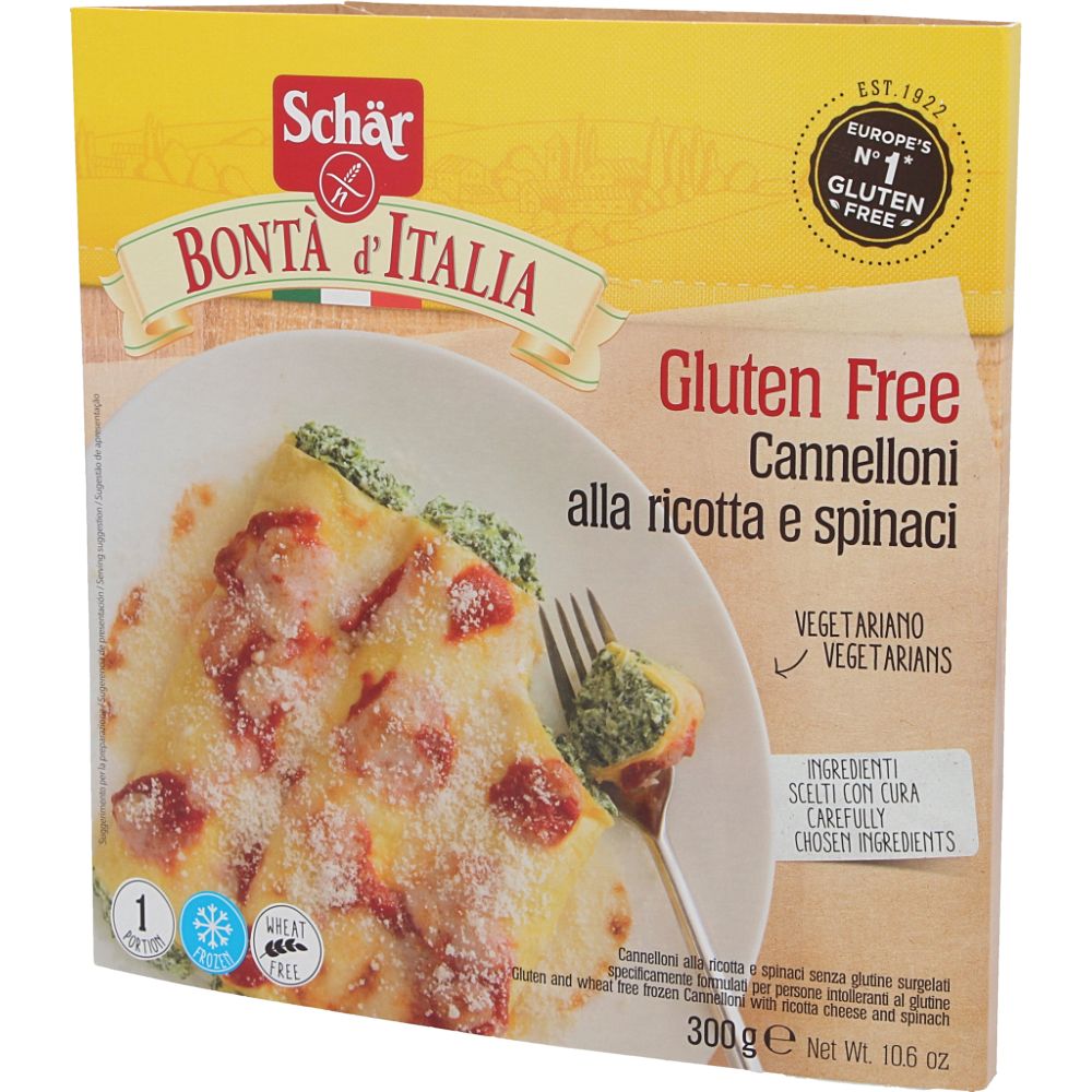  - Bontà d`Italia Gluten Free Spinach & Ricotta Cannelloni 300g (1)