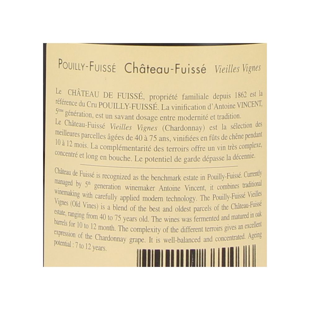  - Vinho Château-Fuissé Vieilles Vignes Branco 15 75cl (2)