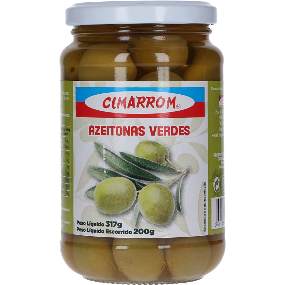  - Cimarrom Green Olives 200g (1)