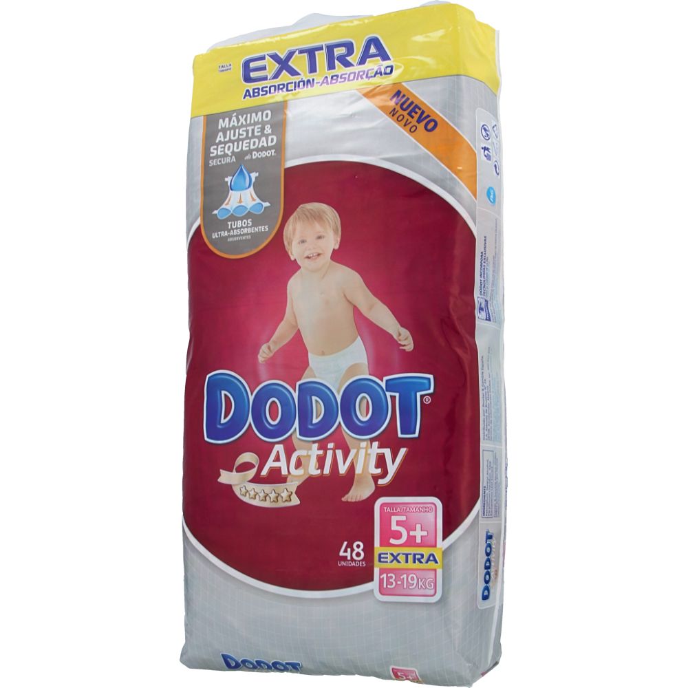 Dodot Active Extra Nappies Size 4 10-15 Kg 52 pc - Wipes & Changing - Baby  - Products - Supermercado Apolónia