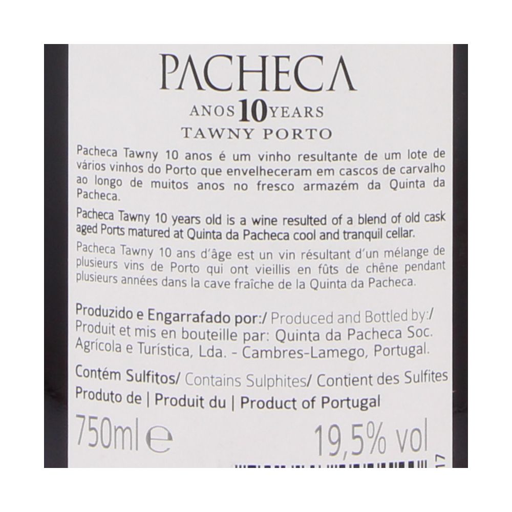  - Pacheca Port Wine 10 Years Old 75cl (2)