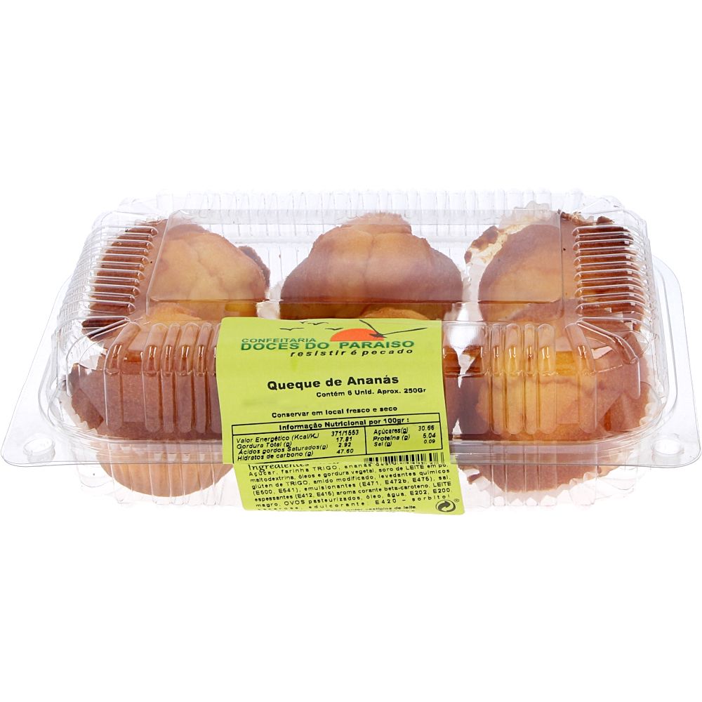  - Doce Paraíso Pineapple Cakes 6 pc = 250g (1)
