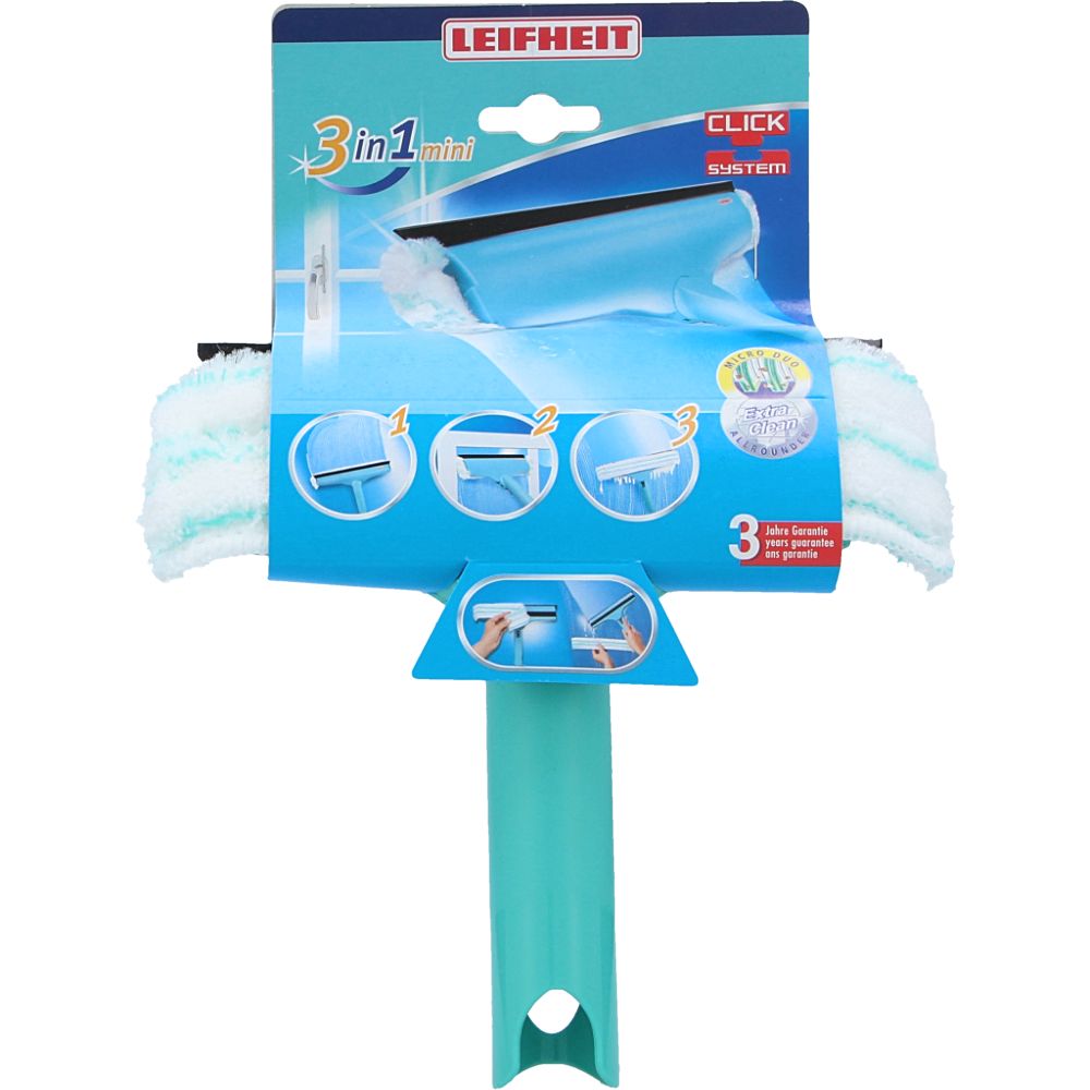  - Leifheit 3 in 1 Window Cleaner and Squeegee with Rotation (1)