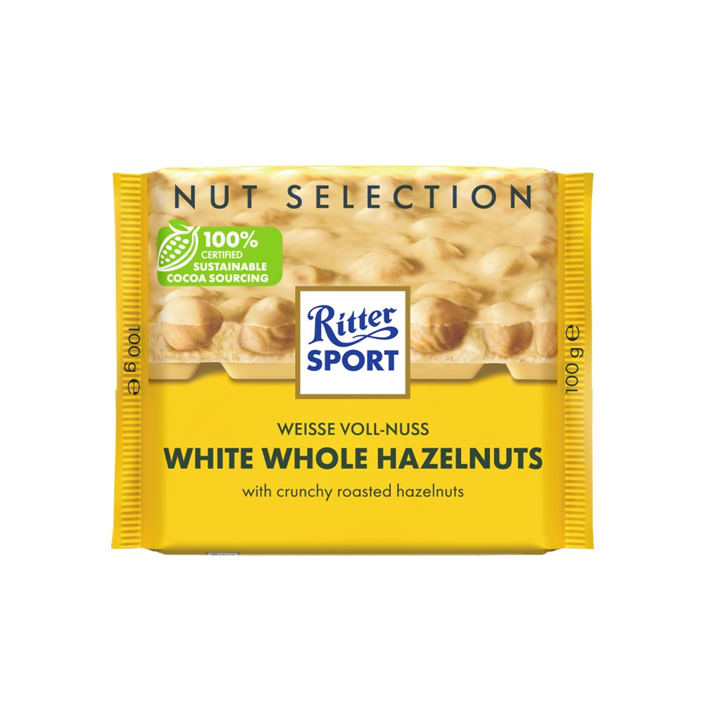  - Ritter Sport White Chocolate w/ Hazelnuts 100g (1)