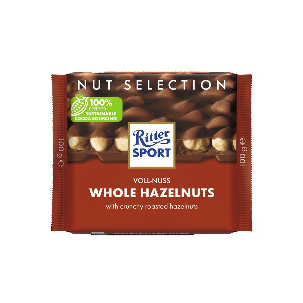  - Ritter Sport Milk Chocolate w/ Hazelnuts 100g (1)