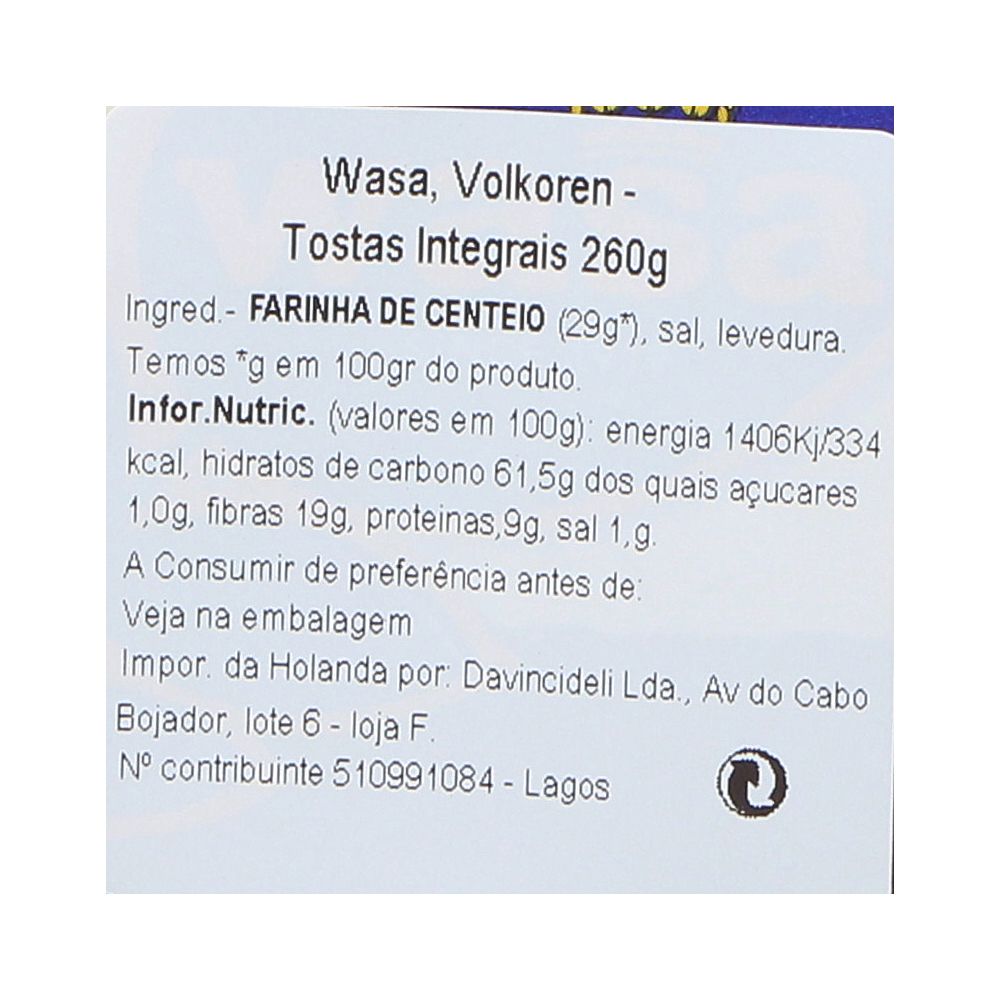  - Wasa Wholemeal Crispbreads 260g (2)